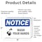 Signmission Safety Culture Sign, 5 in Width, Vinyl Decal, Rectangle OS-2PACK-NS-D-35-L-18950 - alternate 4